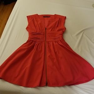 Red Swing Pocket Dress